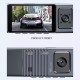 Triple Channel Dash Cam with Front, Rear, and Interior Cameras, 1080P Night Vision, 3-Inch IPS Screen