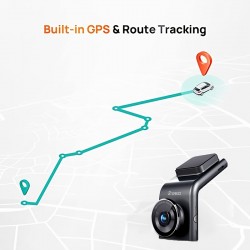 360 G300H 1296P Dash Cam Car Dash Camera 2" Ips Screen APP WiFi Control Night Vision 24hr Motion Detection Loop Recording H.265 Support 128GB SD Card